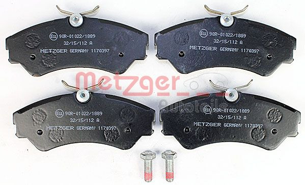 METZGER Bremsbelagsatz, Scheibenbremse